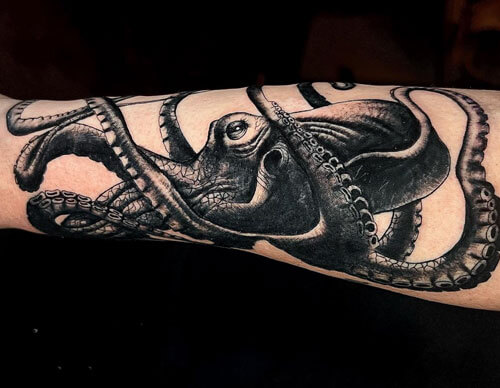 Los octópodos tattoo